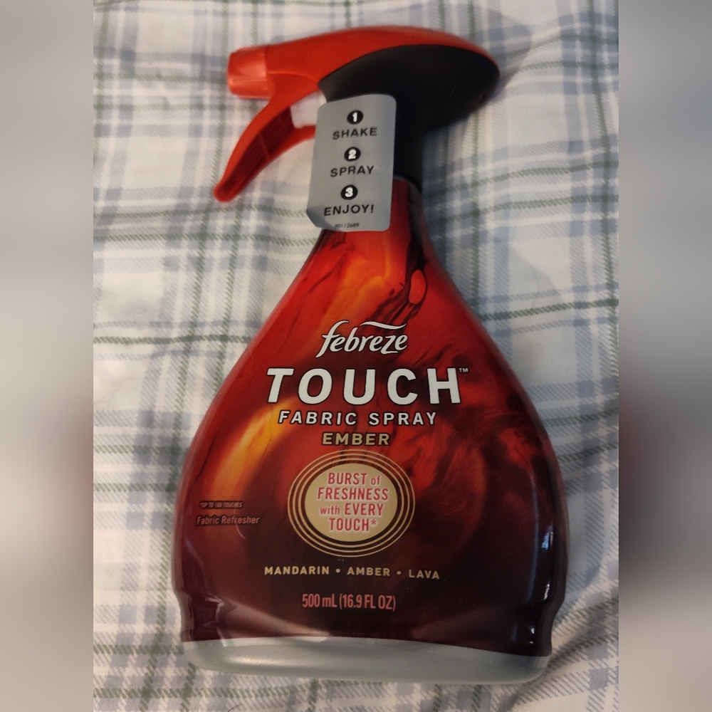 NEW! Febreze EMBER Scented Fabric Spray 16.8oz